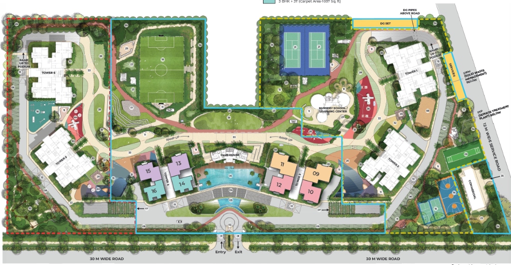 Ashiana Aaroham Site Layout Plan